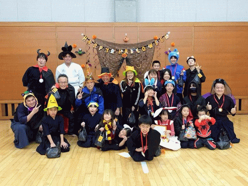 ハロウィンレクレーションの様子